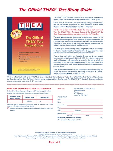 is the thea test hard|thea home page.